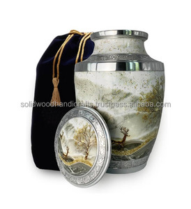 Urnas funerarias de latón decorativas de alta calidad, hechas a mano, para hombres y mujeres. - Product Image 1