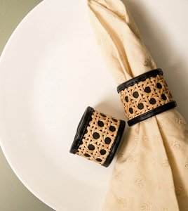 Anneaux de serviette en rotin faits à la main, décoration de table, porte-serviettes pour mariage à domicile, au meilleur prix - Product Image 5