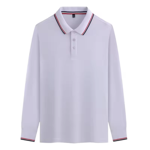 Camisa Polo de Manga Larga Personalizada para Hombre, Estilo Formal, Diseño Personalizado, Tela Transpirable, Corte Ajustado, Camisas Polo a la Moda - Product Image 2