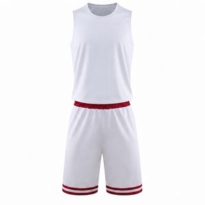 Conjunto de Uniforme de Baloncesto de Alto Rendimiento, 100% Poliéster, Tejido Transpirable de Secado Rápido, Jersey sin Mangas, Pantalones Cortos Deportivos Flexibles - Product Image 4