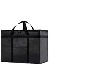 Bolsas de Reparto Negras Impermeables Personalizadas para Alimentos, Bolsas Térmicas para Alimentos Calientes, Bolsas de Reparto Aisladas para Motocicletas - Product Image 2