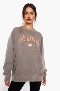Pull à capuche en coton avec Logo 3D en relief pour femme - Product Image 3