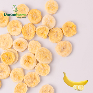 Bananes en gros 1kg en vrac, tranches lyophilisées sans sucre ajouté, croustillantes, collations saines au goût sucré, Darlac Farms - Product Image 1