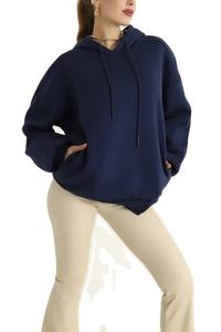 Sudadera con Capucha Transpirable para Mujer, Invierno, Logotipo Personalizado, Mangas Largas, Algodón, Poliéster, Felpa, Casual, OEM, Venta al por Mayor - Product Image 5