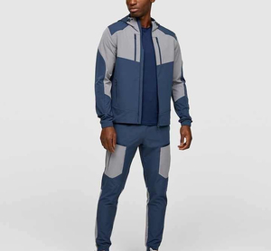 Nuevo Chándal Deportivo de Algodón con Forro Polar, Estilo Liso y Elegante para Hombre, Venta al Por Mayor, Color Personalizado, Ropa Deportiva para Gimnasio, Chándal para Entrenamiento - Product Image 1