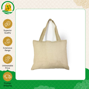 Bolsa de Mano de Alta Calidad para Venta al por Mayor, Material de Algodón Mediano, Cierre de Cremallera, Asa Larga Reciclada para Compras Diarias - Product Image 3