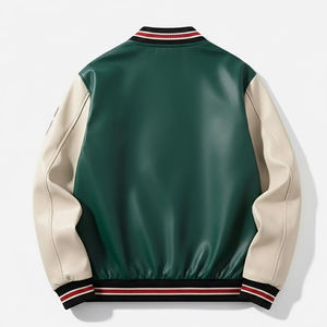 อุตสาหกรรมเสื้อผ้าหรูหรา LUXE ATTIRE เสื้อแจ็คเก็ตวาร์ซิตี้คุณภาพสูง ดีไซน์แบบ Letterman สำหรับผู้ชายและผู้หญิง สไตล์สตรีทแวร์ฤดูหนาว ขายส่ง - Product Image 1