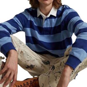 Chemise à manches longues pour homme, style streetwear automne/hiver, décontractée, respirante, séchage rapide, en polyester écologique, imprimée, compressée, contrastée - Product Image 3