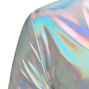 Chaqueta Bomber de Lona Transpirable y Cortavientos para Hombre, Estilo Casual con Cuello Alto, Cierre de Cremallera, Diseño Brillante con Estampado Arcoíris, Otoño - Product Image 4