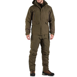 Combinaison de chasse personnalisée avec logo, unisexe, respirante, imperméable, coupe-vent, en toile, pour l'automne et l'hiver, vêtements de chasse - Product Image 4