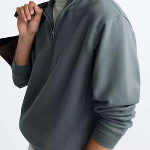 Sudadera de Invierno de Lujo 100% Algodón Personalizada al por Mayor para Hombre, con Logotipo Bordado, Estilo Urbano, de Gran Gramaje - Product Image 5