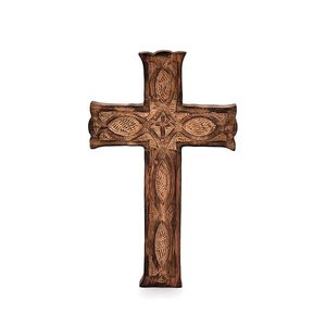 Cruz de Madera Natural, Económica, Hecha a Mano, Cruz Cristiana para Decoración de Pared, Sala de Oración e Iglesia, y para Regalo - Product Image 4