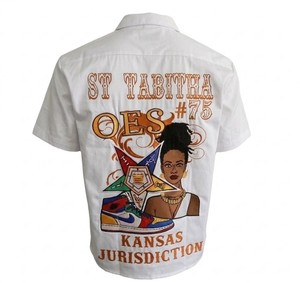 Chemise OES Apparel – Vêtements de l'Ordre de l'Étoile d'Orient – Ordre de l'Étoile d'Orient (OES) avec cette magnifique chemise OES au design élégant - Product Image 2