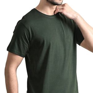 Vente en gros de t-shirt à manches courtes pour hommes t-shirt en coton décontracté simple OEM ODM fourniture d'usine t-shirt avec logo personnalisé idéal pour une utilisation en extérieur - Product Image 5