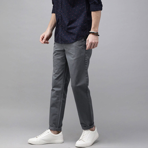 Pantalones chinos casuales para hombre, de pierna recta, color liso, diseño profesional y en diferentes tallas. - Product Image 5