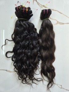 Lots de Cheveux Humains Indiens Vierges de Qualité Supérieure |   Sans vapeur, sans silicone |   Fournisseur de cheveux en gros - Product Image 5