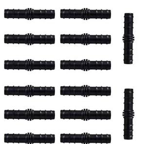 Conector de Tubería de Riego por Goteo de PP Negro de 16 mm, Adaptador de Manguera, Accesorios para Granjas, Invernaderos, Césped, Jardín, Sistema de Línea de Agua para el Hogar - Product Image 6
