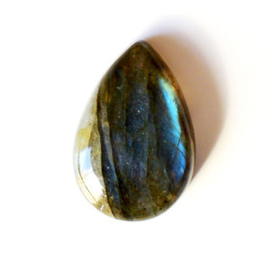 Labradorite bleue naturelle à 100 %, forme poire, cabochon lisse, pour la création de bijoux, disponible en différentes tailles, fabrication de bijoux en pierres précieuses. - Product Image 5