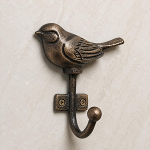 Ganchos de Pared para Abrigos, Bolsos y Llaves, Decorativos Vintage de Metal, para Entrada, Dormitorio, Baño, Organizador del Hogar - Product Image 3