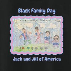 T-shirt Jack and Jill Black Family Day 2025 pour hommes et femmes, assorti pour réunion de famille, décontracté, confortable, en coton, vêtements pour événements - Product Image 5