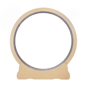 Rueda de Ejercicio para Gatos de Madera Grande de 52 Pulgadas, Rueda de Ejercicio Desmontable con Alfombra para Gatos de Interior - Product Image 5