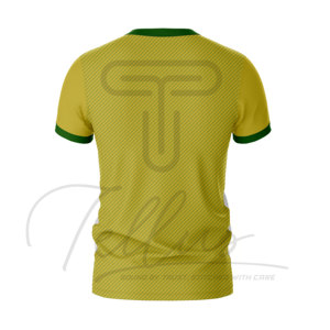 Camiseta de fútbol unisex transpirable con diseño de sublimación impresa personalizada para hombre - Product Image 2
