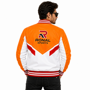 Blouson Bomber Homme Hiver Qualité Supérieure Col Montant Léger Couleur Unie Fermeture Éclair Intégrale Imperméable Séchage Rapide Coupe-Vent - Product Image 4