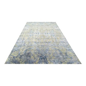 Ellington Rugs Tapis moderne en laine de viscose nouée à la main HI-LO Décoration intérieure esthétique avec touche luxueuse - Product Image 2