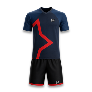 Diseño Profesional de Camisetas de Fútbol con Estampado por Transferencia de Calor, Personalizadas, 100% Poliéster, Cuello Redondo, para Equipos de Fútbol - Product Image 1