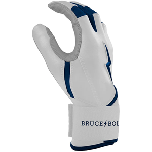 Direct Factory Supply Custom Logo Baseball Batting Gloves Premium Quality Leather Ambidextrous <b>Hook</b> Loop Closure - Product Image 4