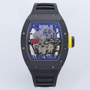 2026 New Black Titanium RM035 Unisex <b>Skeleton</b> Mechanical <b>Watch</b> High Quality Fashion Barrel-Shaped <b>Automatic</b> <b>Automatic</b> movement - Product Image 1