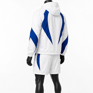 Comfortable Athletic <b>Windbreaker</b> Shorts Set For Outdoor Training <b>Windbreaker</b> Shorts Set With Durable Lightweight Fabric - Product Image 4