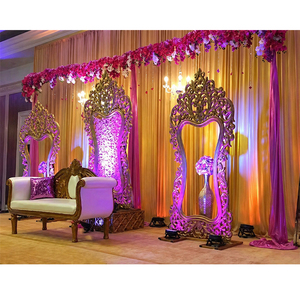Wedding Stage Temple Shape Carved Back <b>Frames</b> Wholesale High Quality Designer <b>White</b> <b>Frames</b> Manufacturers Factory Price Australia - Product Image 1