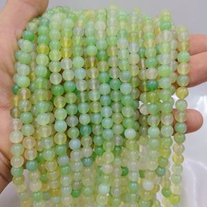 Perles en Agate Naturelle en Gros, 6mm, 8mm, 10mm, Pierres Semi-Précieuses en Vrac pour la Fabrication de Bijoux - Product Image 2