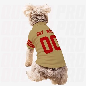 Custom Pet Jersey Shirt Dog Cat <b>Baseball</b> Uniform Name Number Print Pullover Short Sleeve Crew Neck Breathable Polyester Apparel - Product Image 2