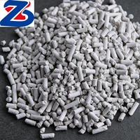 Granulés d'hydroxyde de calcium absorbant le CO2, chaux hydratée blanche en cylindres pour applications de purification de gaz