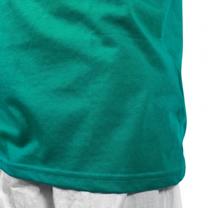 Camiseta de Manga Corta para Hombre de Alta Calidad, Color Liso, Transpirable, Estilo Oversize, Informal, de Algodón, con Logo - Product Image 6