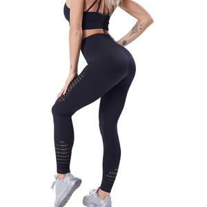 Leggings Deportivos Sin Costuras para Mujer, Diseño con Orificios, para Yoga, Fitness y Gimnasio - Product Image 6