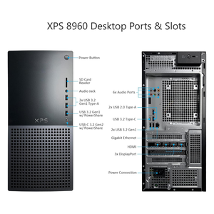 Ordinateur de bureau de jeu flambant neuf, 16 Go, 1 To, I5-14500, Dell XPS 8960, avec Nvidia GeForce RTX - Product Image 5