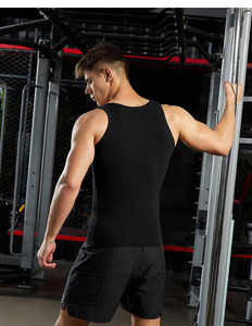 Custom Logo Men’s Athletic Tank Top for Gym Training, <b>Running</b>, and Streetwear Looks - Product Image 3