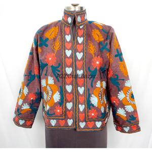 Wholesale Embroidered Breathable Cotton Lining Eco-Friendly Quick Dry Cotrise <b>Jackets</b> Unisex Coat Spring Autumn Ethnic - Product Image 6