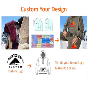 Sweat à capuche unisexe oversize en polaire avec imprimé araignée, double fermeture éclair, épaules tombantes, écologique, respirant, avec poche - Product Image 6