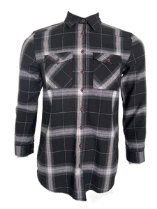Chemise en flanelle à carreaux à manches longues pour homme, coupe classique, vêtement décontracté, 100% coton, motif tissé - Product Image 4