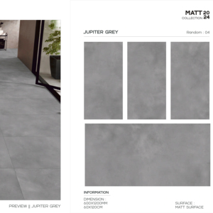 Carreaux de porcelaine mats pour l'exportation, en format 60x120cm (600x1200mm) et 24x48, pour la décoration murale et de sol moderne. - Product Image 1