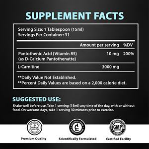 Suplemento Líquido de L-Carnitina 3000 de Marca Privada en Venta al por Mayor - Suplemento Dietético con Sabor a Fresa y Sandía - Product Image 5