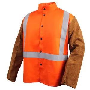 उच्च दृश्यता वेल्डिंग जैकेट खनन वर्दी कपड़े हाय-विज़ काम सुरक्षा चिंतनशील जैकेट
