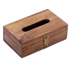 Organizador Multiusos de Madera de Acacia de Alta Calidad, Ecológico, Porta Pañuelos, Logotipo Personalizado, Hecho a Mano, Nuevo, Artesanal, Gran Venta - Product Image 3