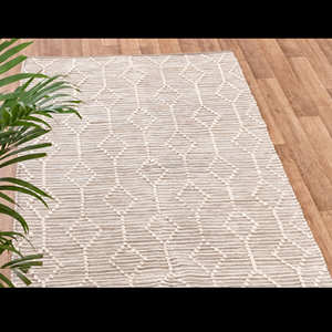 Alfombra Rectangular Bohemia de Algodón Tejida a Mano con Flecos y Borlas, Alfombra para Sala de Estar, Aspecto Lujoso, Grosor Medio, Alfombras Boho - Product Image 2