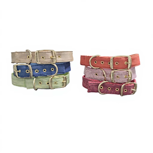 Multicolor <b>Dog</b> <b>Collar</b> Hot Selling Luxury Breathable Adjustable Soft Nylon <b>Collar</b> for Small Medium and <b>Large</b> <b>Dog</b> - Product Image 1