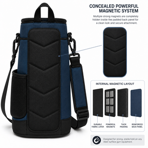 Bolsa Magnética para Equipo de Gimnasio, Organizador Compacto para Botellas y Accesorios de Gimnasio, Bajo MOQ, Fabricante Mayorista - Product Image 5